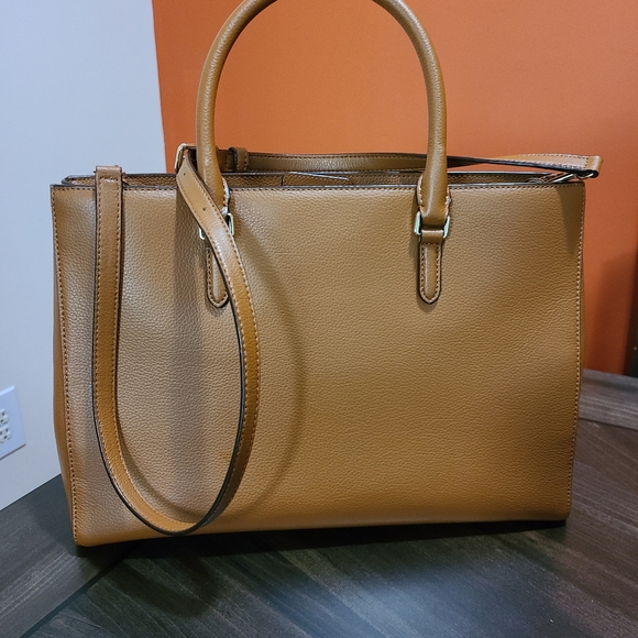 DKNY brown structured handbag - Picture 3 of 5